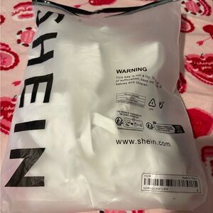 SHEIN White Polyester Fabric